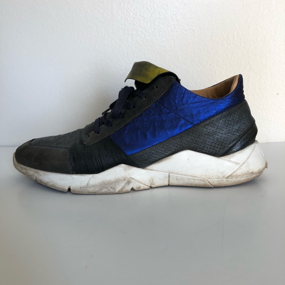 A.S. 98 | Black Blue Yellow Sneakers